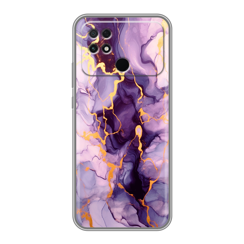 Силиконовый чехол на Xiaomi Poco C40 с принтом Мрамор Силиконовый чехол на Xiaomi Poco C40 с принтом Мрамор