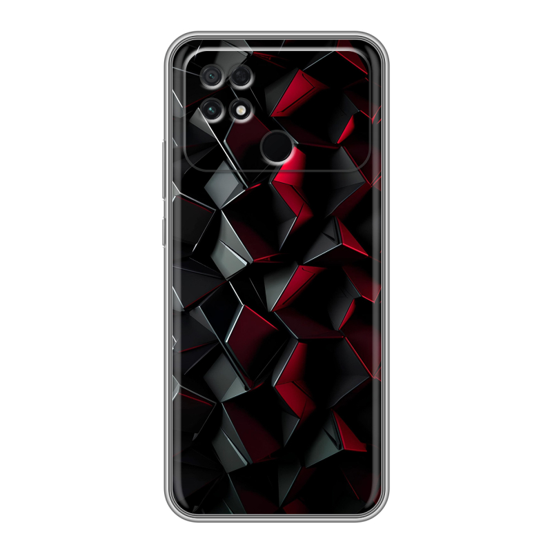 Силиконовый чехол на Xiaomi Poco C40 с принтом Абстракция Силиконовый чехол на Xiaomi Poco C40 с принтом Абстракция