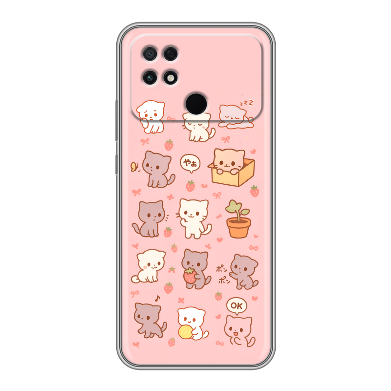 Силиконовый противоударный чехол на Xiaomi Poco C40 с принтом Hello Kitty Хелоу Кити Силиконовый противоударный чехол на Xiaomi Poco C40 с принтом Hello Kitty Хелоу Кити