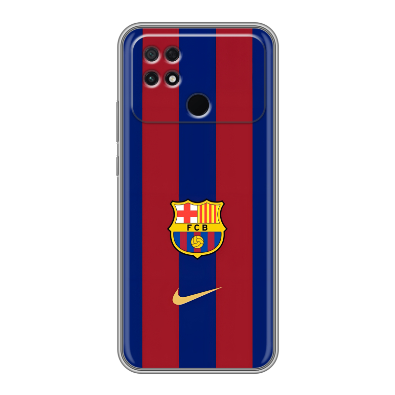 Силиконовый чехол на Xiaomi Poco C40 с принтом Барселона Barcelona Силиконовый чехол на Xiaomi Poco C40 с принтом Барселона Barcelona