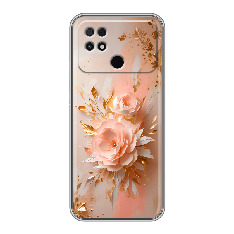 Силиконовый чехол на Xiaomi Poco C40 с принтом женский Силиконовый чехол на Xiaomi Poco C40 с принтом женский