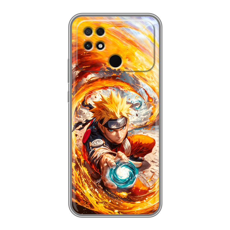 Силиконовый противоударный чехол на Xiaomi Poco C40 с принтом Аниме Наруто Naruto Силиконовый противоударный чехол на Xiaomi Poco C40 с принтом Аниме Наруто Naruto