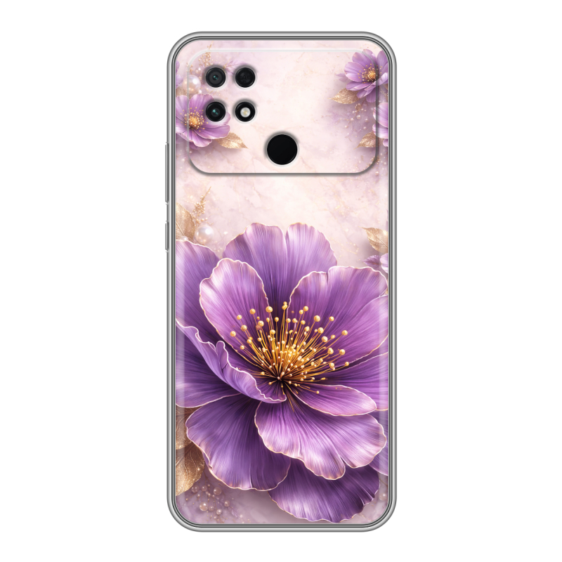 Силиконовый чехол на Xiaomi Poco C40 с принтом женский Силиконовый чехол на Xiaomi Poco C40 с принтом женский