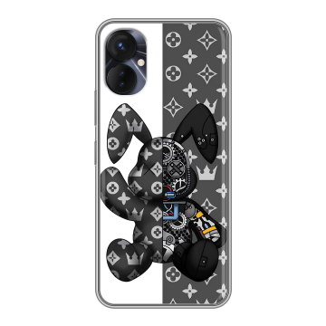 Силиконовый противоударный чехол на Tecno Spark 9 Pro с принтом Луи робот Силиконовый противоударный чехол на Tecno Spark 9 Pro с принтом Луи робот