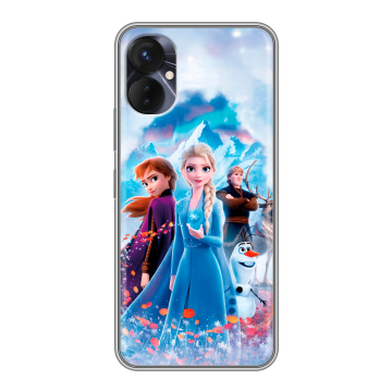 Силиконовый противоударный чехол на Tecno Spark 9 Pro с принтом Холодное сердце Frozen Силиконовый противоударный чехол на Tecno Spark 9 Pro с принтом Холодное сердце Frozen