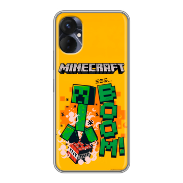 Силиконовый противоударный чехол на Tecno Spark 9 Pro с принтом Майнкрафт Minecraft Силиконовый противоударный чехол на Tecno Spark 9 Pro с принтом Майнкрафт Minecraft
