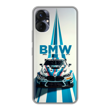Силиконовый противоударный чехол на Tecno Spark 9 Pro с принтом БМВ BMW Силиконовый противоударный чехол на Tecno Spark 9 Pro с принтом БМВ BMW
