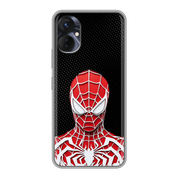 Силиконовый противоударный чехол на Tecno Spark 9 Pro с принтом человек паук spiderman Силиконовый противоударный чехол на Tecno Spark 9 Pro с принтом человек паук spiderman