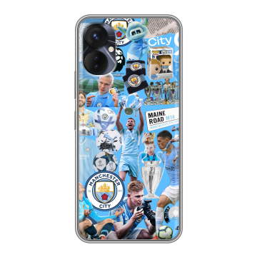 Силиконовый противоударный чехол на Tecno Spark 9 Pro с принтом Man City Манчестер Сити Силиконовый противоударный чехол на Tecno Spark 9 Pro с принтом Man City Манчестер Сити