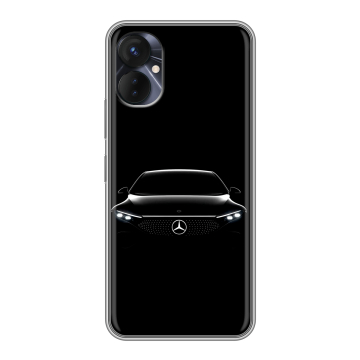 Силиконовый противоударный чехол на Tecno Spark 9 Pro с принтом Mercedes Мерседес Силиконовый противоударный чехол на Tecno Spark 9 Pro с принтом Mercedes Мерседес