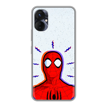 Силиконовый противоударный чехол на Tecno Spark 9 Pro с принтом Spiderman Человек паук Силиконовый противоударный чехол на Tecno Spark 9 Pro с принтом Spiderman Человек паук