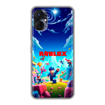 Силиконовый противоударный чехол на Tecno Spark 9 Pro с принтом Roblox Роблокс Силиконовый противоударный чехол на Tecno Spark 9 Pro с принтом Roblox Роблокс