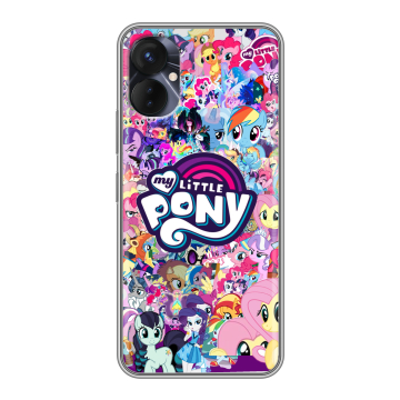 Силиконовый противоударный чехол на Tecno Spark 9 Pro с принтом My little pony Дружба чудо Силиконовый противоударный чехол на Tecno Spark 9 Pro с принтом My little pony Дружба чудо