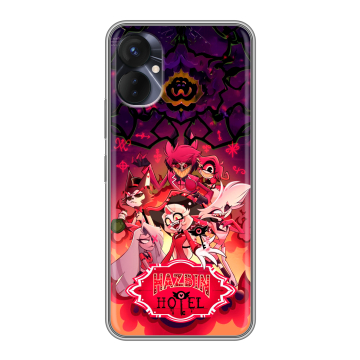 Силиконовый противоударный чехол на Tecno Spark 9 Pro с принтом Hazbin Hotel Отель Хазбин Силиконовый противоударный чехол на Tecno Spark 9 Pro с принтом Hazbin Hotel Отель Хазбин