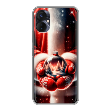 Силиконовый противоударный чехол на Tecno Spark 9 Pro с принтом Новый год Силиконовый противоударный чехол на Tecno Spark 9 Pro с принтом Новый год