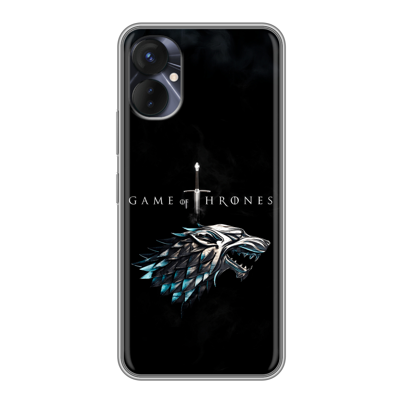 Силиконовый противоударный чехол на Tecno Spark 9 Pro с принтом Игра Престолов Game Thrones Силиконовый противоударный чехол на Tecno Spark 9 Pro с принтом Игра Престолов Game Thrones