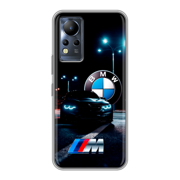 Силиконовый чехол на Infinix Note 12 с принтом БМВ BMW