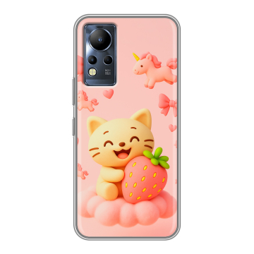 Силиконовый чехол на Infinix Note 12 с принтом для девочек Силиконовый чехол на Infinix Note 12 с принтом для девочек