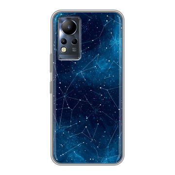 Силиконовый чехол на Infinix Note 12 с принтом Космос звезды Силиконовый чехол на Infinix Note 12 с принтом Космос звезды