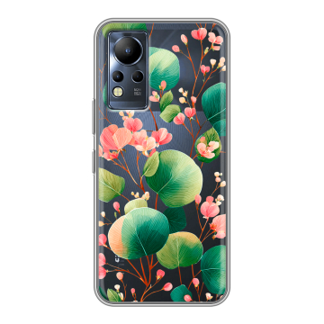 Силиконовый чехол на Infinix Note 12 с принтом женский Силиконовый чехол на Infinix Note 12 с принтом женский
