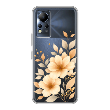 Силиконовый чехол на Infinix Note 12 с принтом для девушки Силиконовый чехол на Infinix Note 12 с принтом для девушки