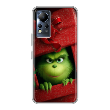 Силиконовый чехол на Infinix Note 12 с принтом Новый год Силиконовый чехол на Infinix Note 12 с принтом Новый год
