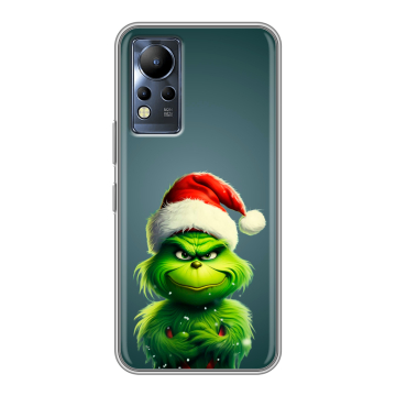 Силиконовый чехол на Infinix Note 12 с принтом Новый год