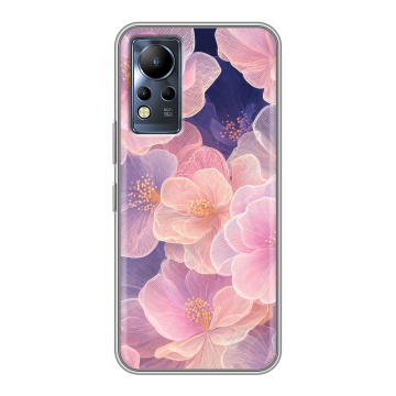 Силиконовый чехол на Infinix Note 12 с принтом женский Силиконовый чехол на Infinix Note 12 с принтом женский