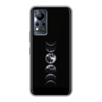 Силиконовый чехол на Infinix Note 12 с принтом женский