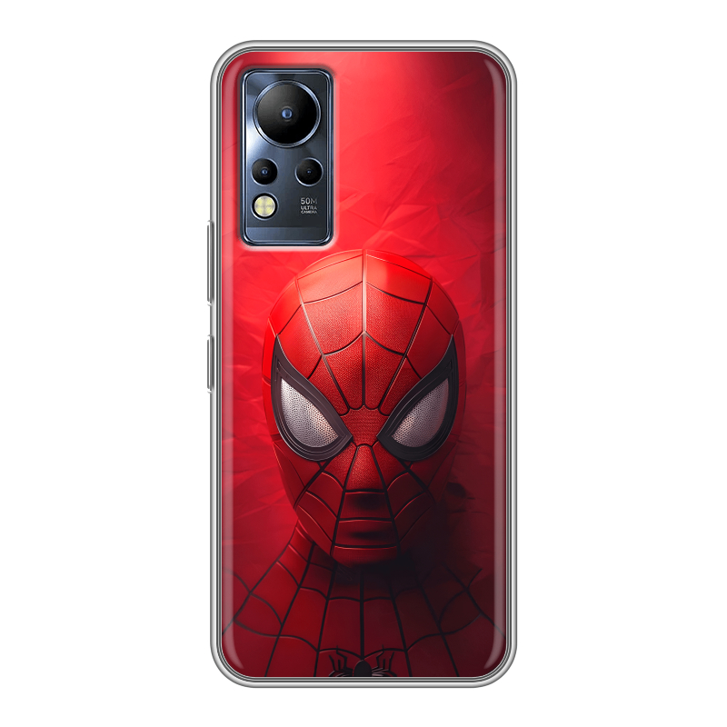 Силиконовый чехол на Infinix Note 12 с принтом Spiderman Человек паук Силиконовый чехол на Infinix Note 12 с принтом Spiderman Человек паук