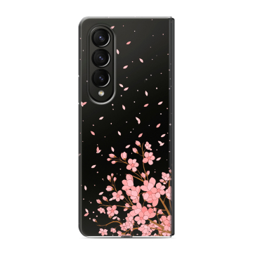 Пластиковый чехол на Samsung Galaxy Z Fold 4 с принтом Ветка сакуры Пластиковый чехол на Samsung Galaxy Z Fold 4 с принтом Ветка сакуры