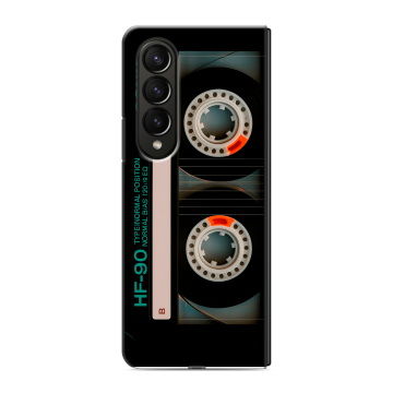 Пластиковый чехол на Samsung Galaxy Z Fold 4 с принтом Кассета Пластиковый чехол на Samsung Galaxy Z Fold 4 с принтом Кассета