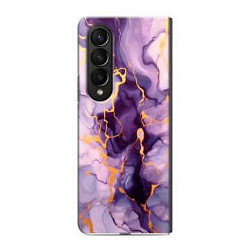Пластиковый чехол на Samsung Galaxy Z Fold 4 с принтом Мрамор Пластиковый чехол на Samsung Galaxy Z Fold 4 с принтом Мрамор