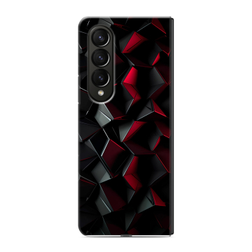 Пластиковый чехол на Samsung Galaxy Z Fold 4 с принтом Абстракция Пластиковый чехол на Samsung Galaxy Z Fold 4 с принтом Абстракция