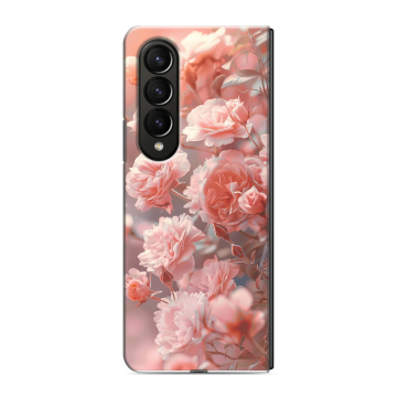 Пластиковый чехол на Samsung Galaxy Z Fold 4 с принтом Розовые розы Пластиковый чехол на Samsung Galaxy Z Fold 4 с принтом Розовые розы