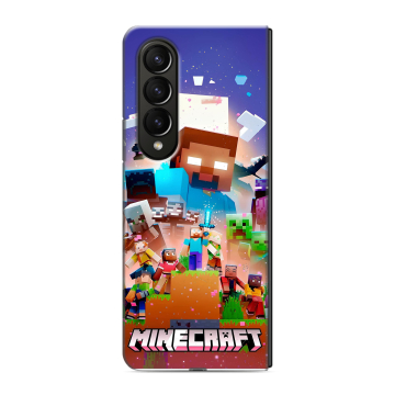 Пластиковый чехол на Samsung Galaxy Z Fold 4 с принтом Майнкрафт Minecraft Пластиковый чехол на Samsung Galaxy Z Fold 4 с принтом Майнкрафт Minecraft