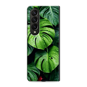 Пластиковый чехол на Samsung Galaxy Z Fold 4 с принтом Листья Пластиковый чехол на Samsung Galaxy Z Fold 4 с принтом Листья