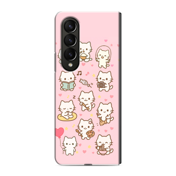 Пластиковый чехол на Samsung Galaxy Z Fold 4 с принтом Hello Kitty Хелоу Кити Пластиковый чехол на Samsung Galaxy Z Fold 4 с принтом Hello Kitty Хелоу Кити