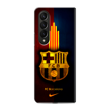 Пластиковый чехол на Samsung Galaxy Z Fold 4 с принтом Барселона Barcelona
