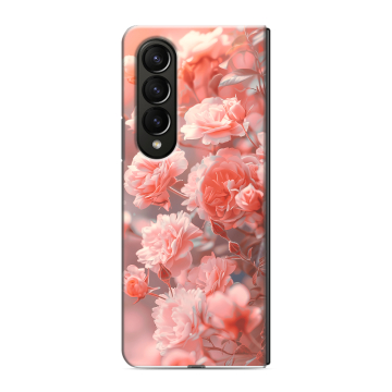 Пластиковый чехол на Samsung Galaxy Z Fold 4 с принтом Розы цветы Пластиковый чехол на Samsung Galaxy Z Fold 4 с принтом Розы цветы