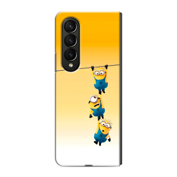 Пластиковый чехол на Samsung Galaxy Z Fold 4 с принтом Миньоны Пластиковый чехол на Samsung Galaxy Z Fold 4 с принтом Миньоны