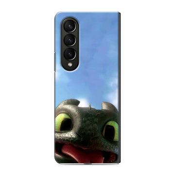 Пластиковый чехол на Samsung Galaxy Z Fold 4 с принтом Как приручить дракона Пластиковый чехол на Samsung Galaxy Z Fold 4 с принтом Как приручить дракона