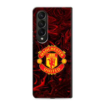 Пластиковый чехол на Samsung Galaxy Z Fold 4 с принтом Manchester United Пластиковый чехол на Samsung Galaxy Z Fold 4 с принтом Manchester United