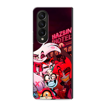 Пластиковый чехол на Samsung Galaxy Z Fold 4 с принтом Hazbin Hotel Отель Хазбин Пластиковый чехол на Samsung Galaxy Z Fold 4 с принтом Hazbin Hotel Отель Хазбин
