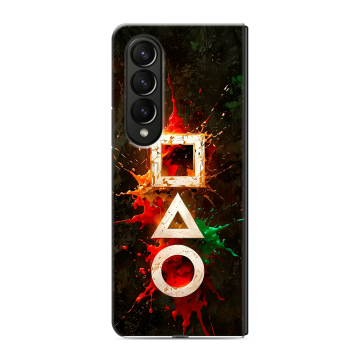 Пластиковый чехол на Samsung Galaxy Z Fold 4 с принтом Squid Game Игра кальмара Пластиковый чехол на Samsung Galaxy Z Fold 4 с принтом Squid Game Игра кальмара