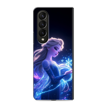 Пластиковый чехол на Samsung Galaxy Z Fold 4 с принтом Холодное сердце Frozen Пластиковый чехол на Samsung Galaxy Z Fold 4 с принтом Холодное сердце Frozen