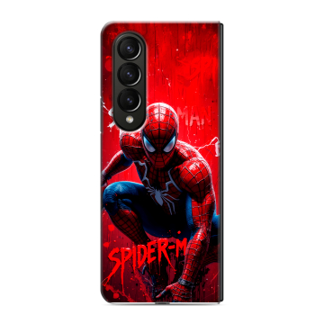 Пластиковый чехол на Samsung Galaxy Z Fold 4 с принтом Spiderman Человек паук Пластиковый чехол на Samsung Galaxy Z Fold 4 с принтом Spiderman Человек паук