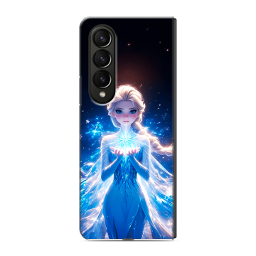 Пластиковый чехол на Samsung Galaxy Z Fold 4 с принтом Холодное сердце Frozen Пластиковый чехол на Samsung Galaxy Z Fold 4 с принтом Холодное сердце Frozen