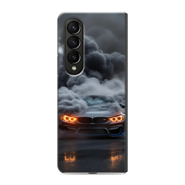 Пластиковый чехол на Samsung Galaxy Z Fold 4 с принтом BMW БМВ Пластиковый чехол на Samsung Galaxy Z Fold 4 с принтом BMW БМВ