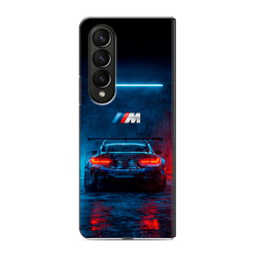 Пластиковый чехол на Samsung Galaxy Z Fold 4 с принтом BMW БМВ Пластиковый чехол на Samsung Galaxy Z Fold 4 с принтом BMW БМВ